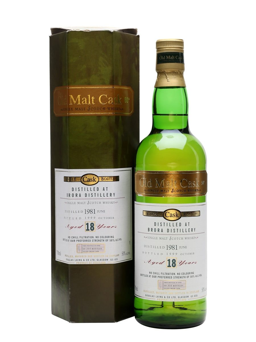 Brora 1981 18 Year Old Old Malt Cask Highland Single Malt Scotch Whisky | 700ML at CaskCartel.com