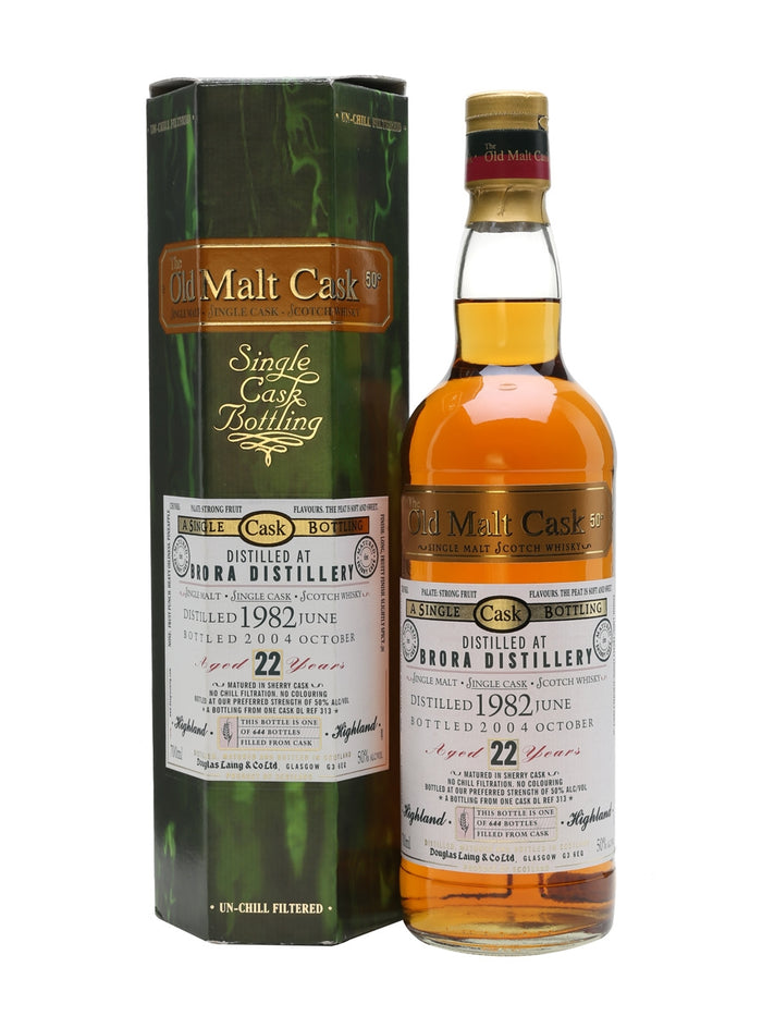 Brora 1982 22 Year Old Sherry Cask Old Malt Cask Highland Single Malt Scotch Whisky | 700ML