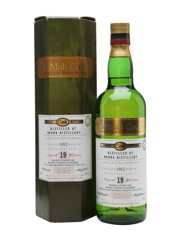 Brora 1982 19 Year Old Old Malt Cask Highland Single Malt Scotch Whisky | 700ML