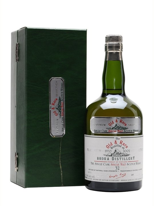 Brora 1970 32 Year Old Old & Rare Platinum Highland Single Malt Scotch Whisky | 700ML