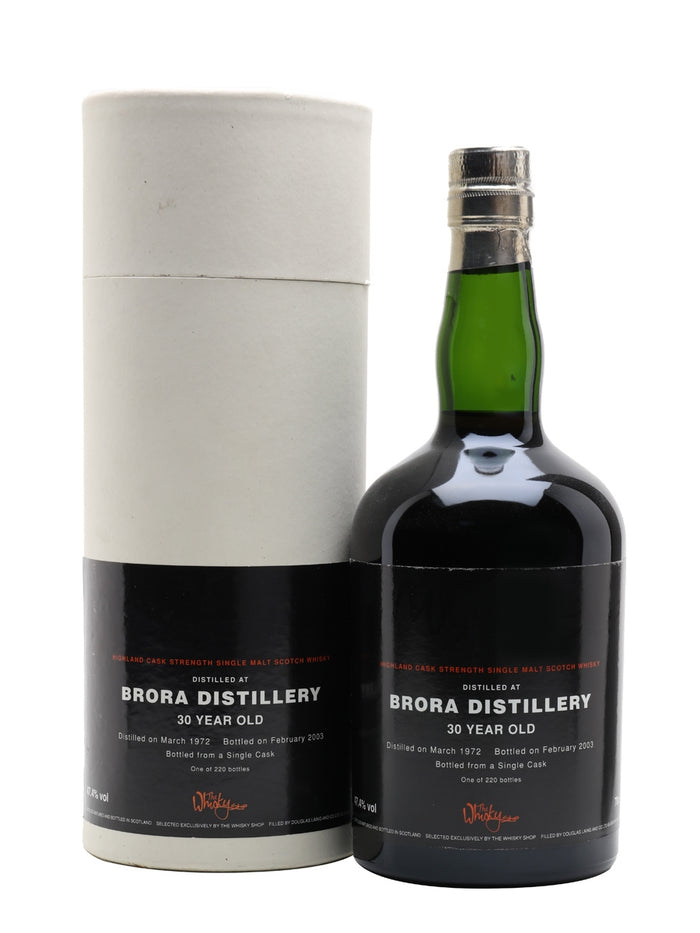 Brora 1972 30 Year Old Sherry Cask Old & Rare Highland Single Malt Scotch Whisky | 700ML