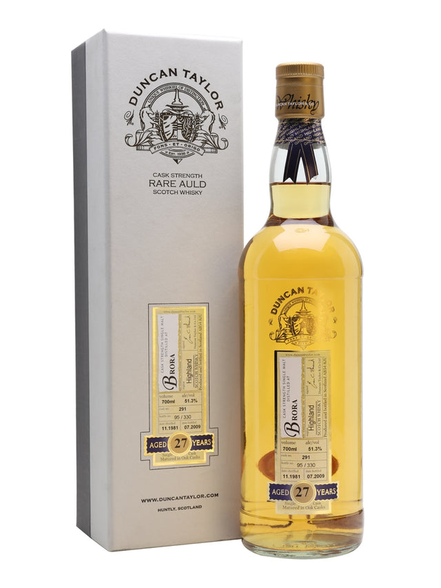 Brora 1981 27 Year Old Duncan Taylor Highland Single Malt Scotch Whisky | 700ML at CaskCartel.com