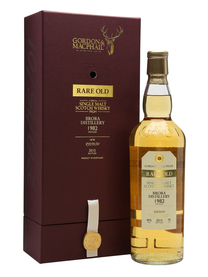Brora 1982 33 Year Old Rare Old Gordon & MacPhail Highland Single Malt Scotch Whisky | 700ML
