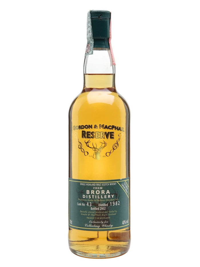 Brora 1982 Bot.2002 G&M Reserve Highland Single Malt Scotch Whisky | 700ML