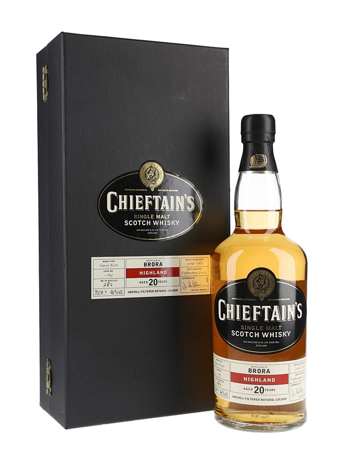 Brora 1982 20 Year Old Sherry Cask Chieftans Choice Highland Single Malt Scotch Whisky | 700ML