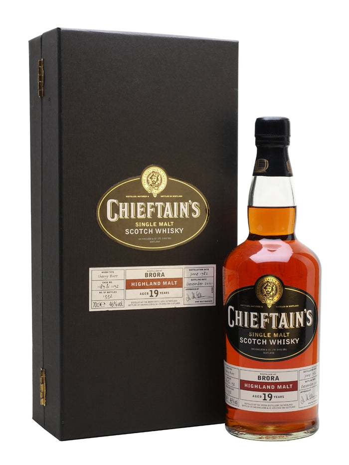 Brora 1982 19 Year Old Cask #1189+1192 Chieftain's Highland Single Malt Scotch Whisky | 700ML