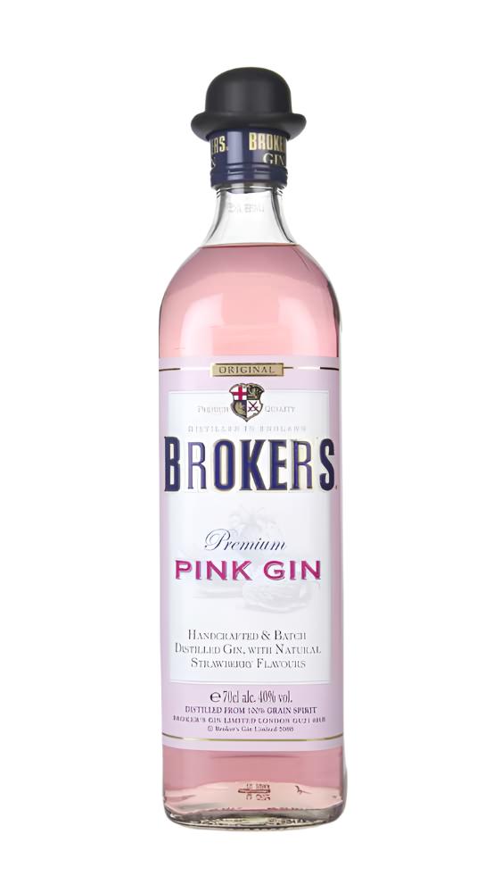 Broker's Pink Gin | 700ML at CaskCartel.com
