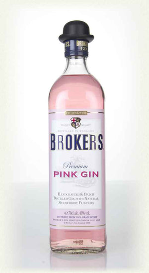 Broker's Pink Gin | 700ML at CaskCartel.com