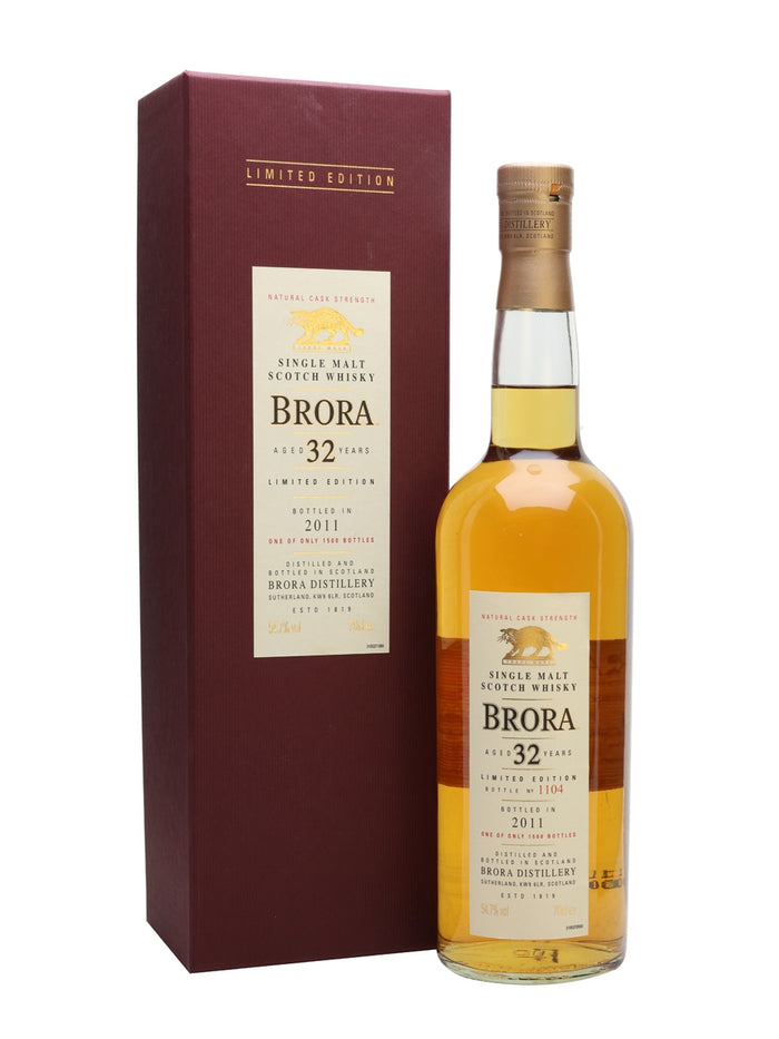 Brora 32 Year Old 10th Release Bot.2011 Highland Single Malt Scotch Whisky | 700ML