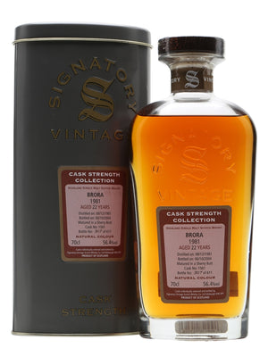 Brora 1981 22 Year Old Sherry Butt Signatory Highland Single Malt Scotch Whisky | 700ML at CaskCartel.com
