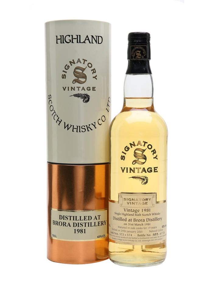 Brora 1981 19 Year Old Signatory Highland Single Malt Scotch Whisky | 700ML