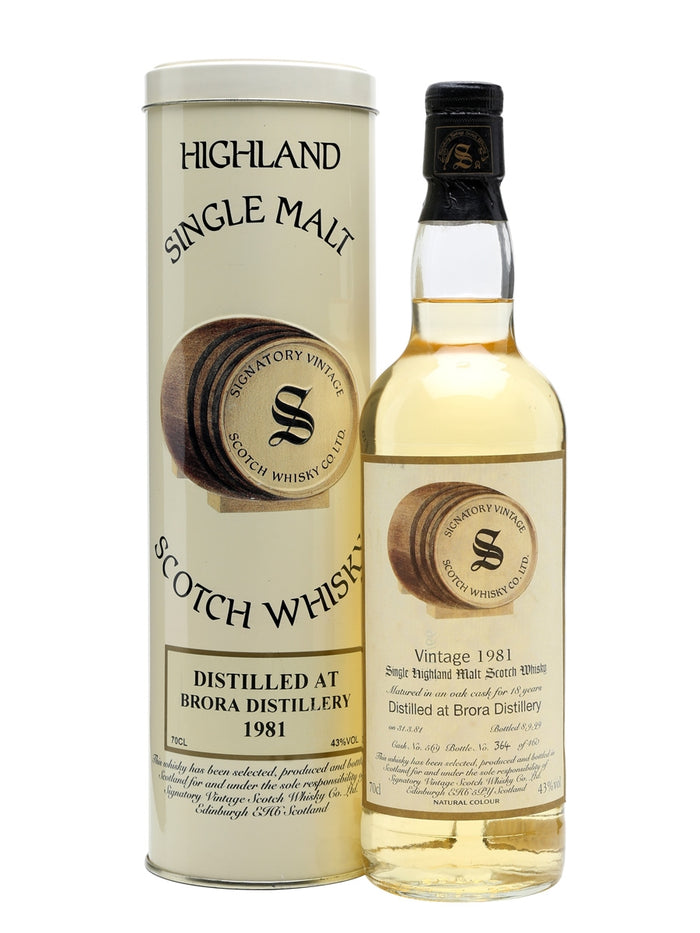 Brora 1981 18 Year Old Sherry Cask Highland Single Malt Scotch Whisky | 700ML