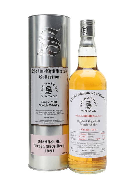 Brora 1981 23 Year Old Signatory Highland Single Malt Scotch Whisk | 700ML at CaskCartel.com