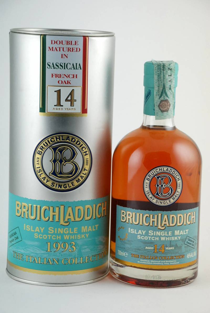 Bruichladdich 14 Year Old 1993 Sassicaia French Oak Scotch Whisky | 700ML at CaskCartel.com