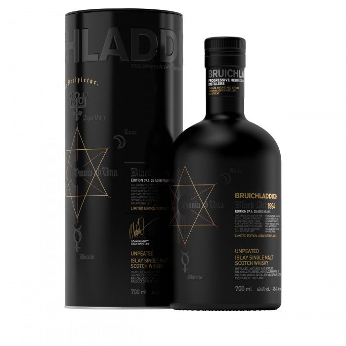 Bruichladdich Black Art 7th Edition 25 Year Old Unpeated Single Malt Scotch Whisky