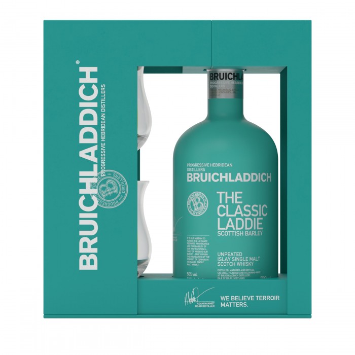 Bruichladdich Classic Laddie Gift Scottish Barley Pack Single Malt Scotch Whisky