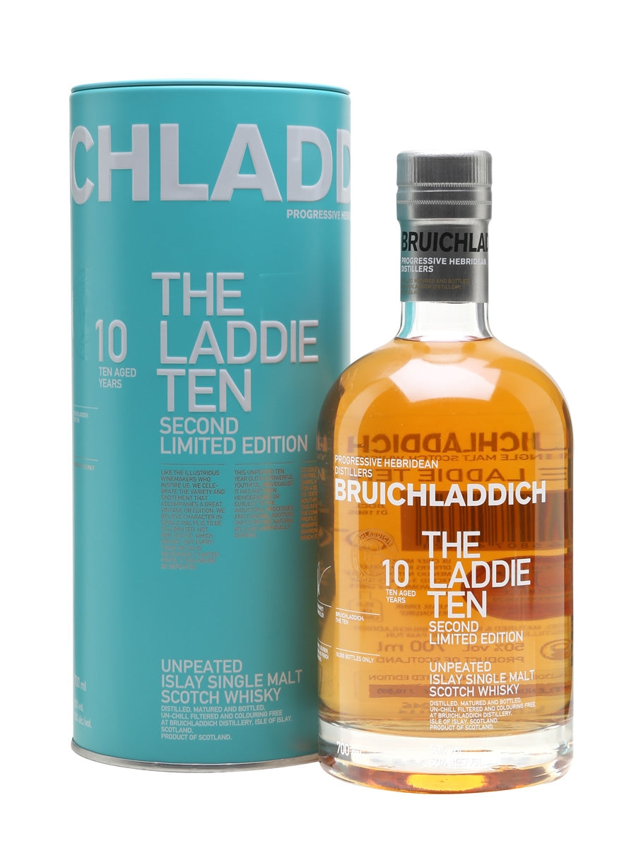 BUY] Bruichladdich Laddie Ten 10 Year Old 2nd Edition Islay Single Malt  Scotch Whisky at CaskCartel.com