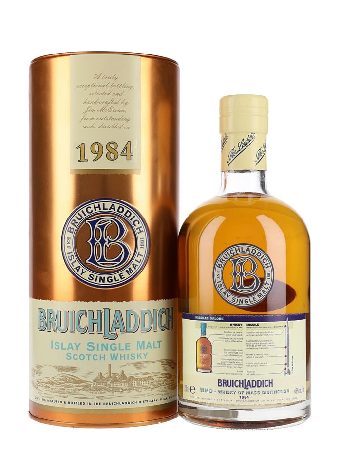 Bruichladdich 1984Whisky of Mass Distinction Islay Single Malt Scotch Whisky | 700ML