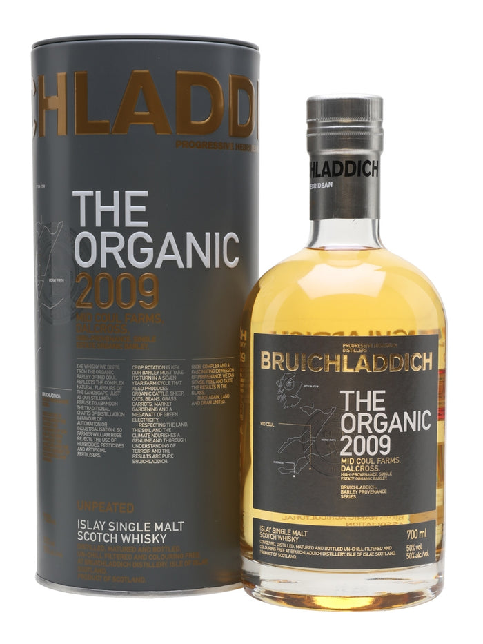 Bruichladdich Organic 2009 Islay Single Malt Scotch Whisky | 700ML