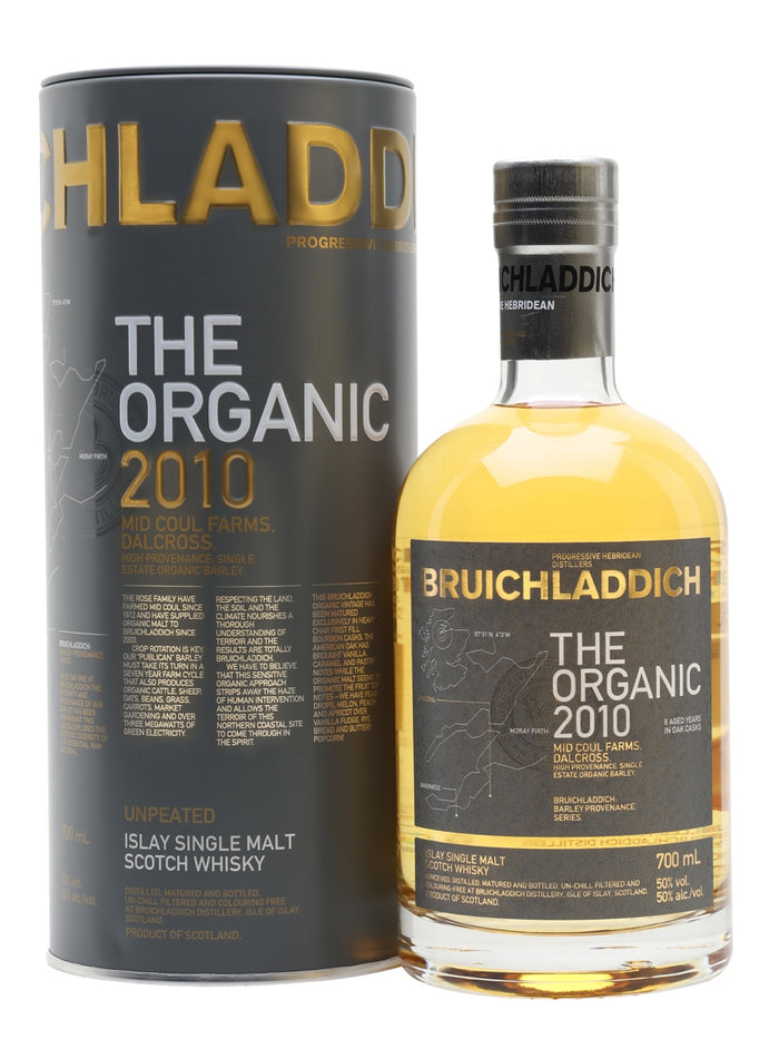 Bruichladdich The Organic 2010 Islay Single Malt Scotch Whisky