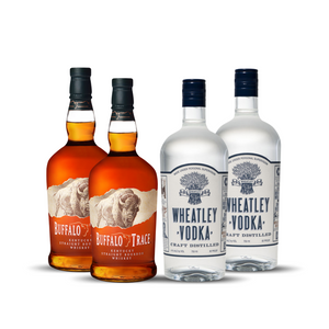 Buffalo Trace Kentucky Straight Bourbon Whiskey + Buffalo Trace | Wheatley Vodka | (4) Bottle Bundle At CaskCartel.com 