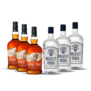 Buffalo Trace Kentucky Straight Bourbon Whiskey + Buffalo Trace | Wheatley Vodka | (6) Bottle Bundle At CaskCartel.com