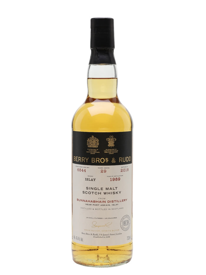 Bunnahabhain 1989 29 Year Old Berry Brothers and Rudd Islay Single Malt Scotch Whisky | 700ML