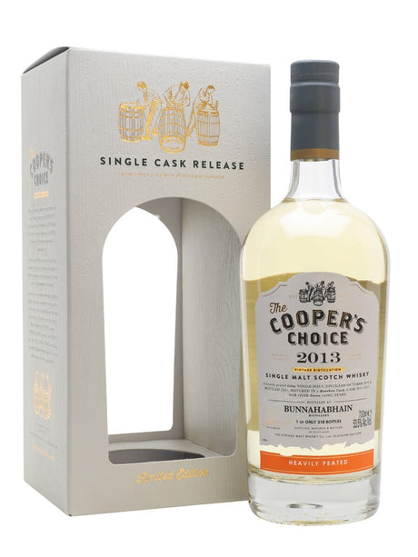 Bunnahabhain Cooper's Choice Single Bourbon Cask #10527 2013 7 Year Old Whisky | 700ML at CaskCartel.com