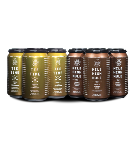 Lifted Libations Mile High Mule & Tee Time Combo (8) Cans at CaskCartel.com