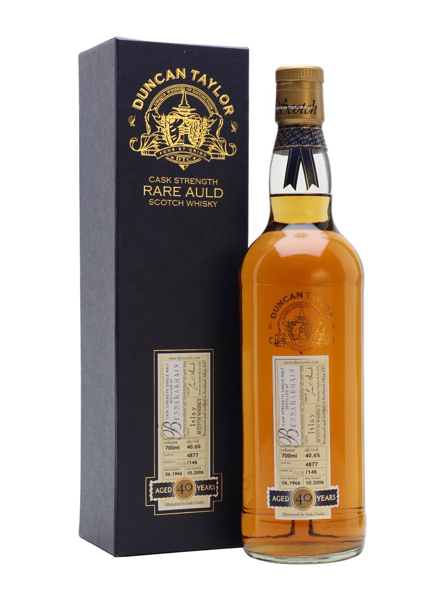 Bunnahabhain 1966 40 Year Old Duncan Taylor Islay Single Malt Scotch Whisky | 700ML at CaskCartel.com