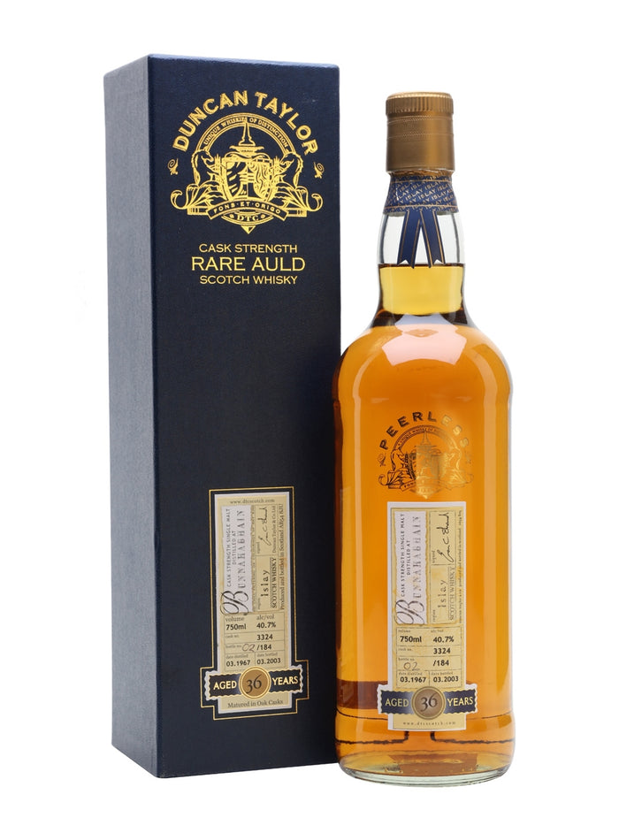 Bunnahabhain 1967 36 Year Old Cask #3324 Duncan Taylor Islay Single Malt Scotch Whisky | 700ML