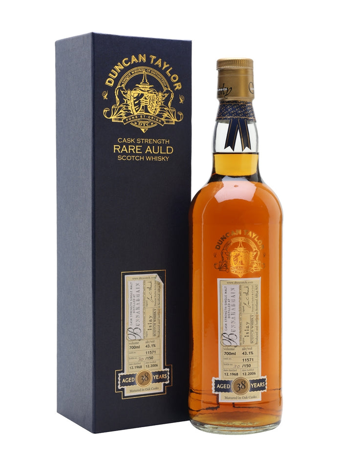 Bunnahabhain 1968 38 Year Old Duncan Taylor Islay Single Malt Scotch Whisky | 700ML