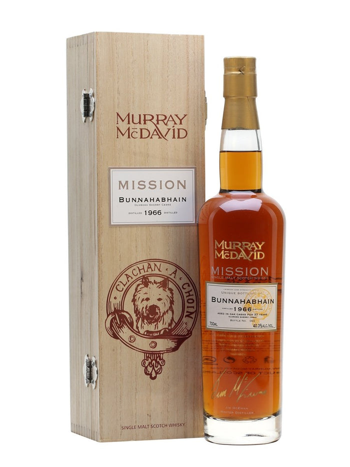 Bunnahabhain 1966 37 Year Old Sherry Cask Mission Islay Single Malt Scotch Whisky | 700ML