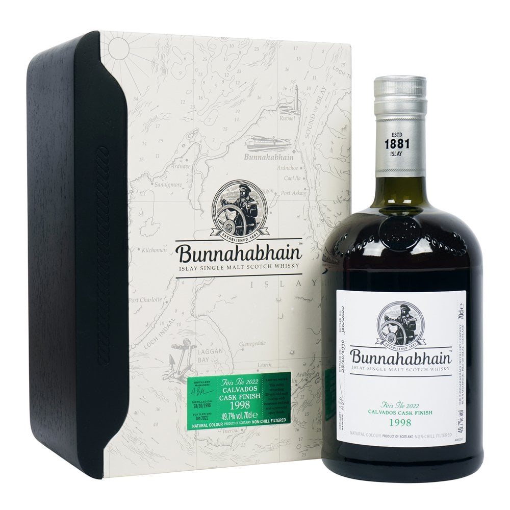 Bunnahabhain 1998 Calvados Cask Finish Feis Ile 2022 Scotch Whisky | 700ML at CaskCartel.com