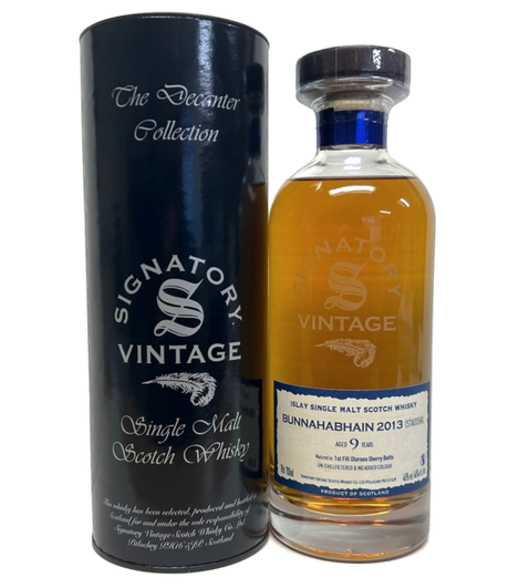 Bunnahabhain 2013, 9 Year Old Ibisco Decanter Signatory Vintage Scotch Whisky | 700ML at CaskCartel.com