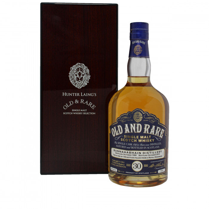 Bunnahabhain 30 Year Old and Rare Single Malt Scotch Whisky