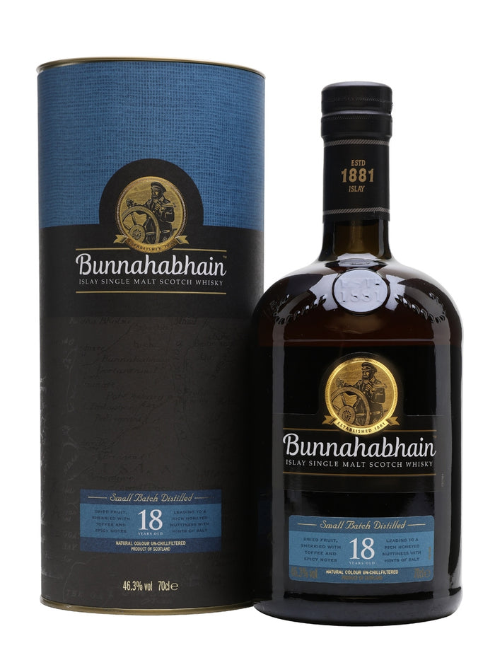 Bunnahabhain 18 Year Old Islay Single Malt Scotch Whisky | 700ML