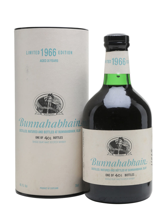 Bunnahabhain 1966 35 Year Old Sherry Cask Islay Single Malt Scotch Whisky | 700ML