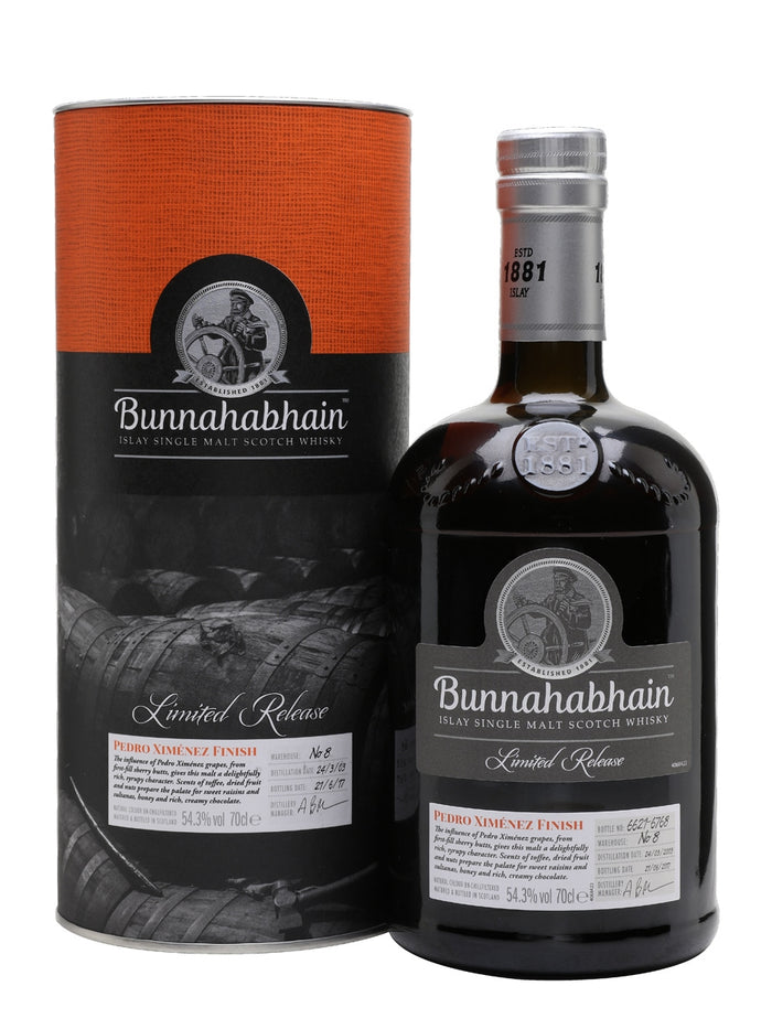 Bunnahabhain 2003 14 Year Old Pedro Ximenez Finish Islay Single Malt Scotch Whisky