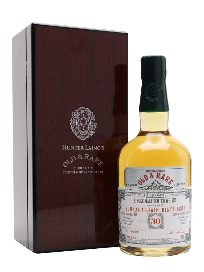 Bunnahabhain 1987 30 Year Old Old & Rare Islay Single Malt Scotch Whisky | 700ML