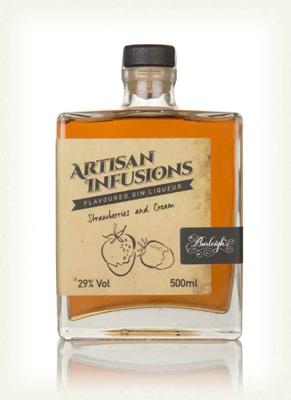 Burleighs Artisan Infusions - Strawberries & Cream Liqueur | 500ML at CaskCartel.com
