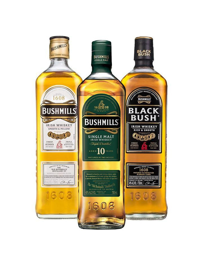 Bushmills Collection (3 bottles) Whiskey