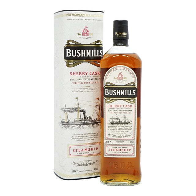 Bushmills The Steamship Collection Sherry Cask Reserve Single Malt Irish Whiskey | 1L at CaskCartel.com