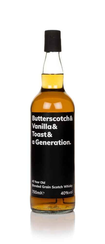 Butterscotch & Vanilla & Toast & A Generation 45 Year Old Scotch Whisky | 700ML