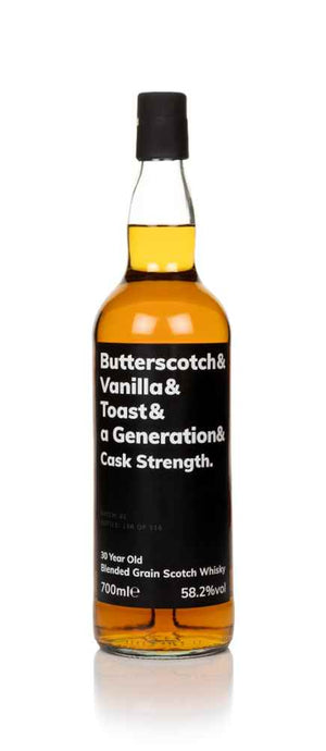 Butterscotch & Vanilla & Toast & A Generation & Cask Strength 30 Year Old Batch 01 Scotch Whisky | 700ML at CaskCartel.com