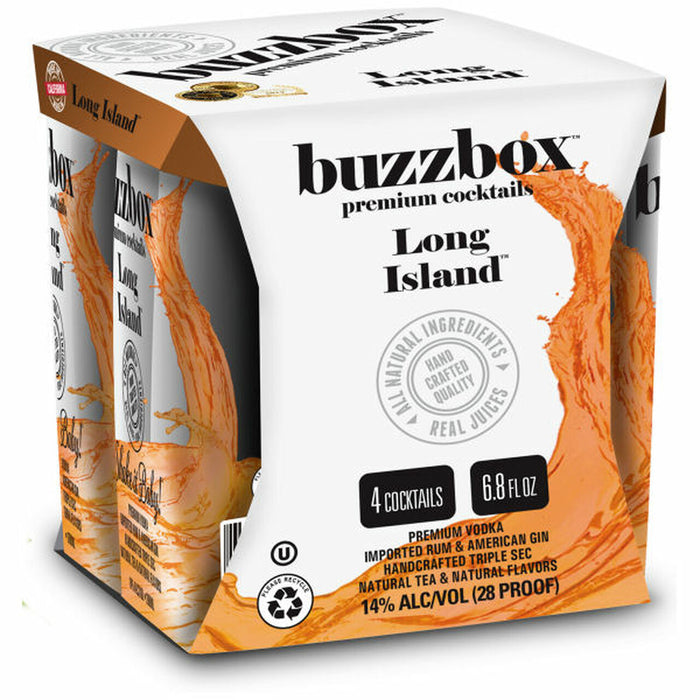 Buzzbox Premium Long Island Cocktail | 4*200ML