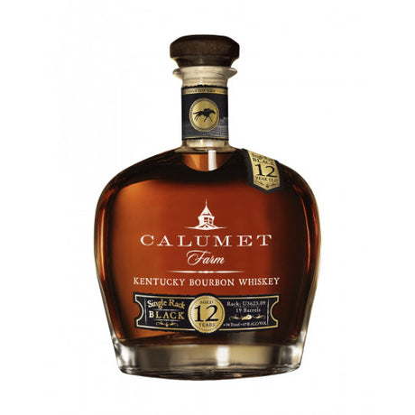 Calumet Farm 12 Year Old Single Rack Black Bourbon Whiskey at CaskCartel.com