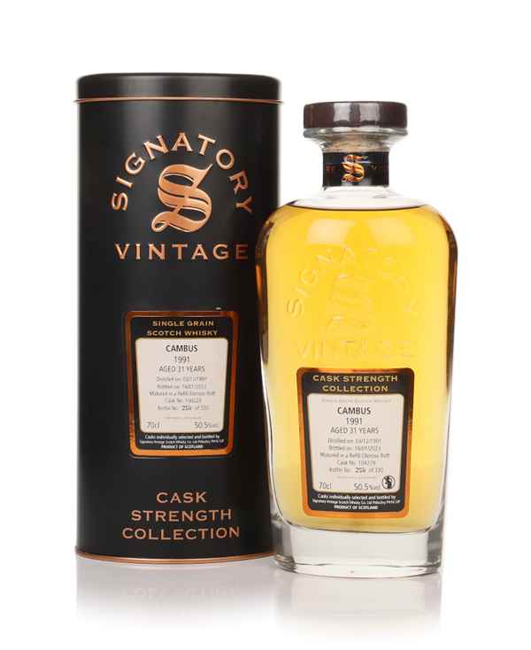 Cambus 31 Year Old 1991 (Cask 104229) - Cask Strength Collection (Signatory) Scotch Whisky | 700ML