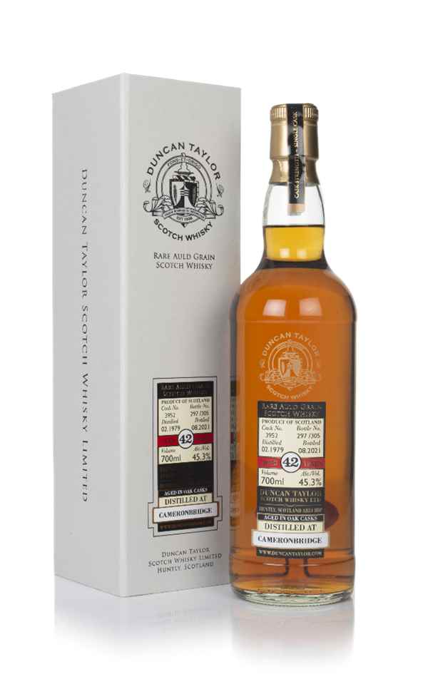 Cameronbridge 42 Year Old 1979 (cask 3952) - Rare Auld (Duncan Taylor) Scotch Whisky | 700ML