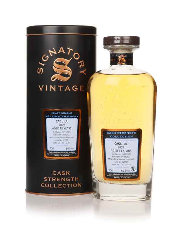 Caol Ila 13 Year Old 2009 (cask 321156) - Cask Strength Collection (Signatory) Scotch Whisky | 700ML